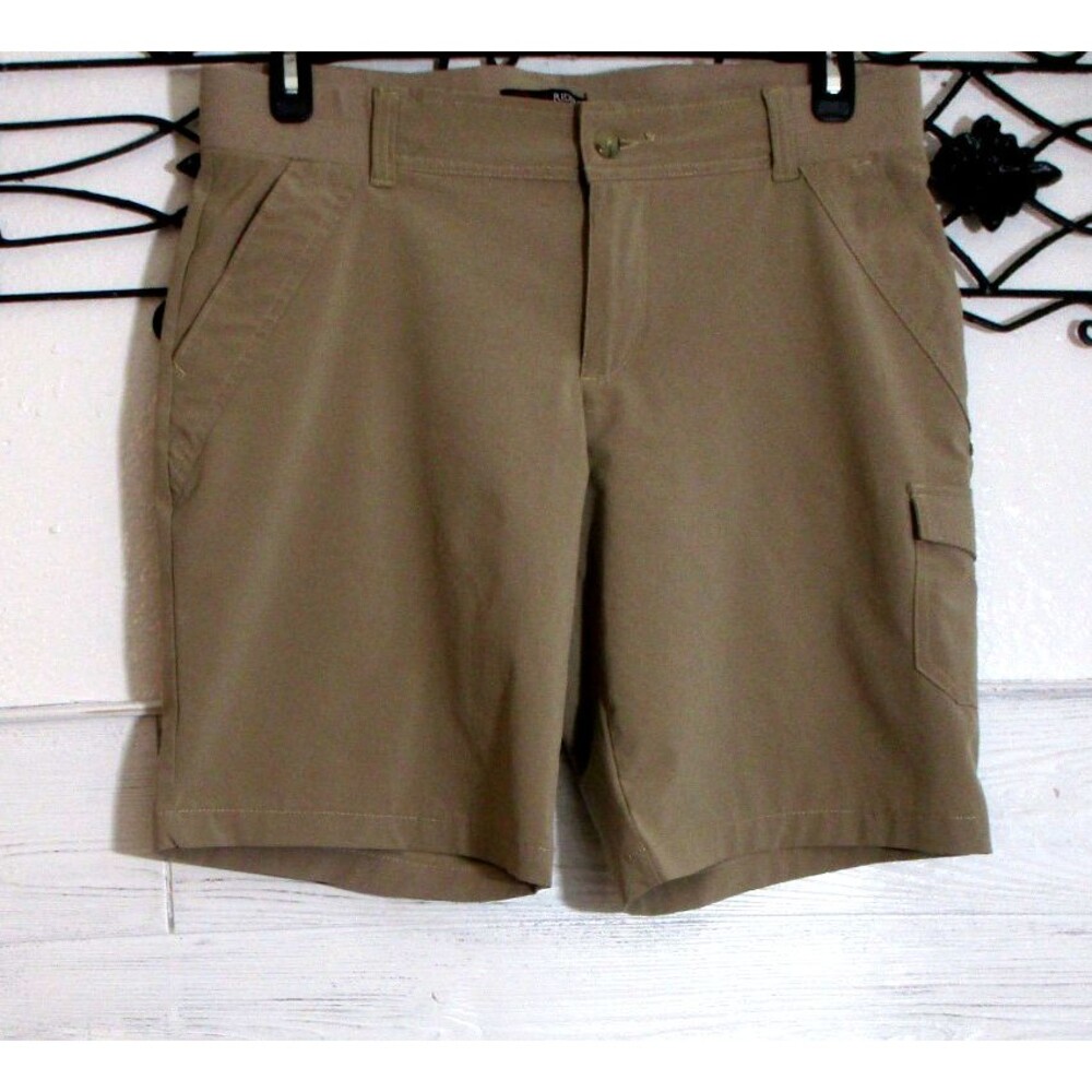 Lee Riders Bermuda Shorts Women's Size 14 Tan Pockets Cargo